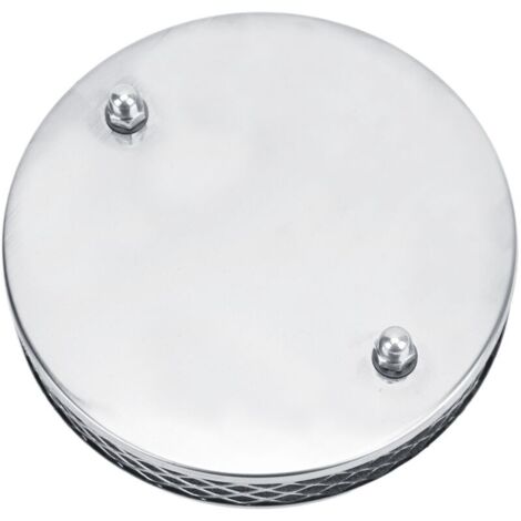 Filtro Aria Pancake Cromato Per Carburatore SU 1¼” – Alto Flusso, In Metallo, Altezza 14 Cm, Per Auto Modificate