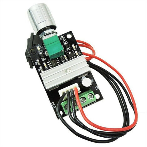 Regolatore PWM Per Motori DC - 6V/12V/24V, 3A, Reversibile Con Interruttore, Ideale Per Progetti Fai-da-te