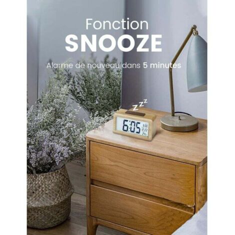 Sveglia Proiettore Per Camera Da Letto – Orologio Digitale Con Proiezione Soffitto E Parete, Display Auto-Dimmerabile - 3