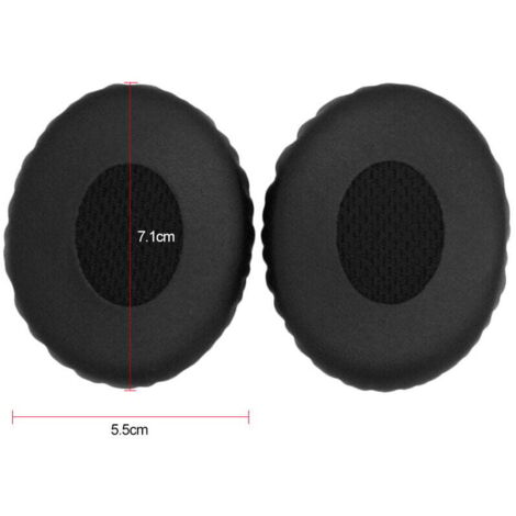Cuscinetti auricolari di ricambio per cuffie Bose On Ear OE2 OE2I, 1 paio, nero (1/5)