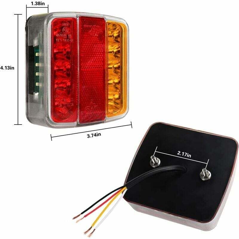Juego De 2 Luces Traseras (Piloto Y Frenos) Para Chevrolet S10, GMC Sonoma, Etc. - Evan-Fischer
