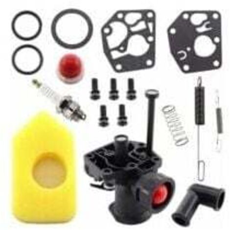 Filtro de aire 698369, resorte regulador 691859, 692211 y diafragma 795083, 495770, kit de carburador para cortadora de césped Briggs & Stratton 499809, 498809A, 494406 - INHHUB (1/4)