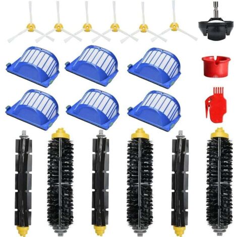 Kit de accesorios para iRobot Roomba serie 600 671 692 694 697 698 650 651 660 690, repuestos para rodillo de filtro y cepillo (1/5)