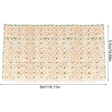 Panel De Pared Artificial Verde – Seto O Follaje Para Jardín, Boda O Hogar, 40x60 Cm Con Rosa Incluida