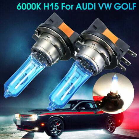 Car Passion Bombillas Xenón H7 HID 55W 5000K 12V – Pack De 2, Luz 3 Veces Más Brillante Que Halógenas, 3000h De Duración