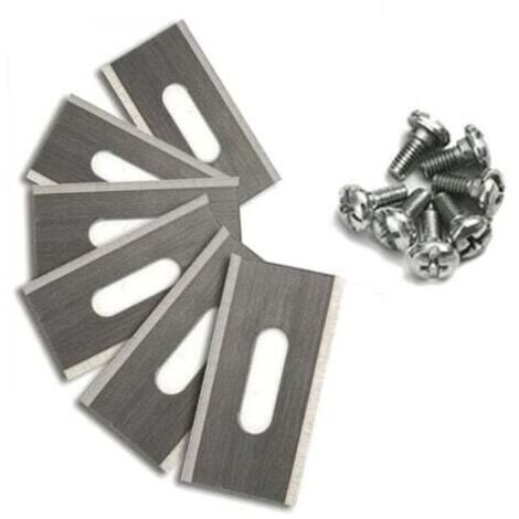 30 cuchillas de repuesto para Husqvarna de acero inoxidable de doble filo (36,5 x 18,5 x 0,65 mm) INHHUB (1/4)