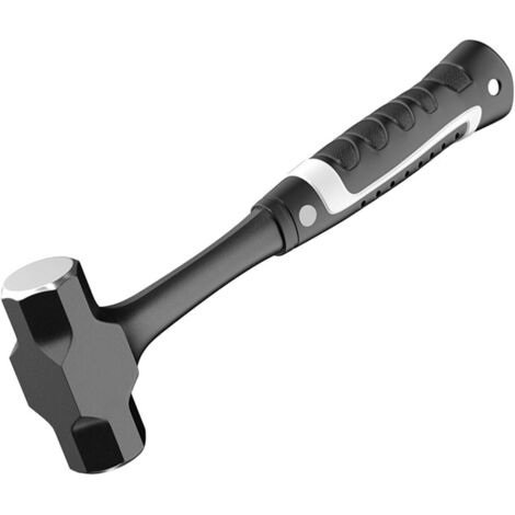 Martillo octogonal, martillo sólido, herramienta de aplastamiento de pared, construcción pesada, multifuncional, martillo absorbente de golpes,4LB