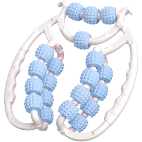 Último diseño Rodillo de piernas, lipedema，rodillo de masaje de 20 ruedas para piernas, rodillo de celulitis de plástico, rodillo masajeador de celulitis para muslos, herramienta de masaje de celuliti