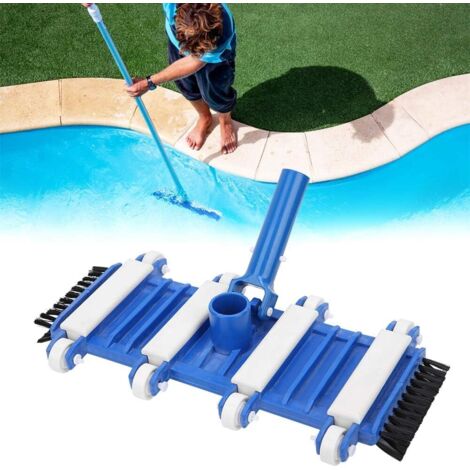 Cabezal de aspiradora para piscina, pieza de repuesto adecuada para una limpieza eficiente y fácil conexión al conector de manguera estándar,14"