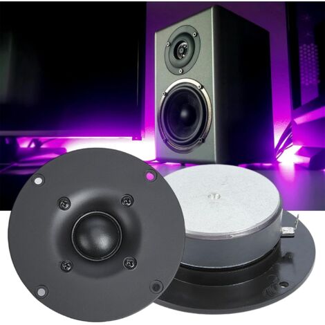 Altavoces de agudos de 4 pulgadas, imán fuerte de neodimio, película de seda negra, 8 ohmios, 30 W (1/5)