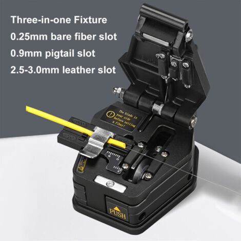 Cortador Fibra óptica SKL-6C | 2 Piezas | Para 125µm | Corte 18 Mm | Incluye Llave Y Bolsa | Alta Precisión