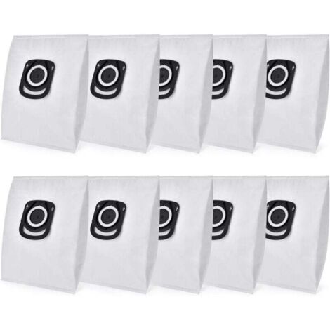 KZQ – Lot de 10 sacs d'aspirateur pour Rowenta Hygiene + ZR200520 ZR200720 – 5 couches de tissu non tissé – Excellente filtration poussière et pollen - RO39xx (1/4)