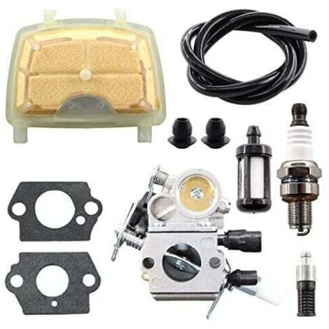 Carburateur avec Kit de réparation pour tronçonneuse MS171 MS181 MS201 MS211 MS 181 171 211 Zama C1Q-S123C C1Q-S119C C1Q-S121C C1Q-S269 1139 120 0619 avec filtre à air 1139 120 1602 (1/4)