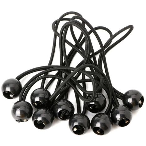 [JAMAIS UTILISÉ]30 Pièces Cordon Élastique, Cordon Élastique pour Bâche, Cordon Élastique, Cordon Élastique pour Pavillon, Bâche, Camping, Tente, Harnais d'Extension de Rideaux (200mm) (1/5)