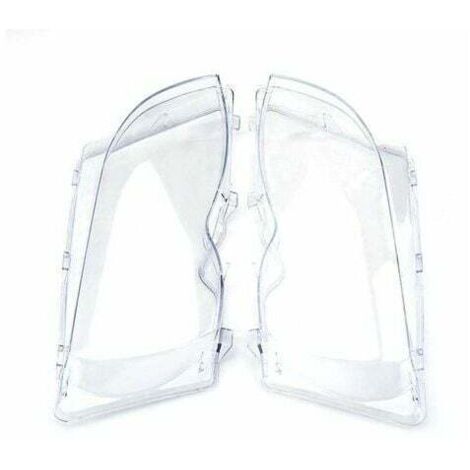 Cache phare KZQ, cache phare en verre transparent pour Série 3 E46 01-05 Facelift 63126924043, 63126924044