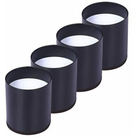 KZQ – Lot de 4 rehausseurs pieds lit acier carbone 5cm – Charge 4500kg – Pour meubles lourds – Installation facile avec patins autocollants