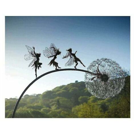 [JAMAIS UTILISÉ]Statue de jardin en métal pour une décoration extérieure élégante.