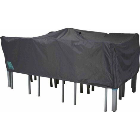 Housse salon de jardin 200 x 130 x 60 cm grise - Gris (1/5)