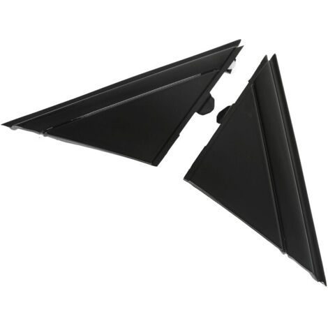 Cache de rétroviseur XVX 1SH17KX7AA, plaque triangulaire de rétroviseur gauche et droit de remplacement pour FIAT 500 2012-2017 (noir brillant)