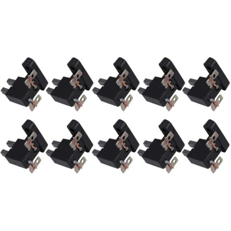 Balais de charbon pour générateur : 10 balais de charbon et porte-balais pour générateurs de 4 kW, 5 kW et 7 kW. Bonne conductivité thermique et propriétés lubrifiantes.