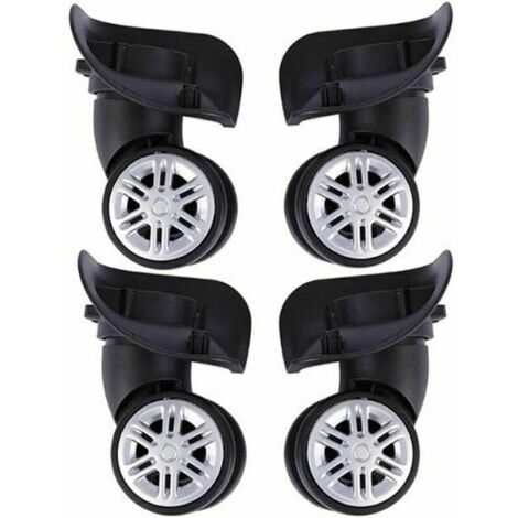 Roues de rechange universelles pour bagages : ensemble de roues pivotantes gauche et droite pour valise de voyage, accessoires de réparation.