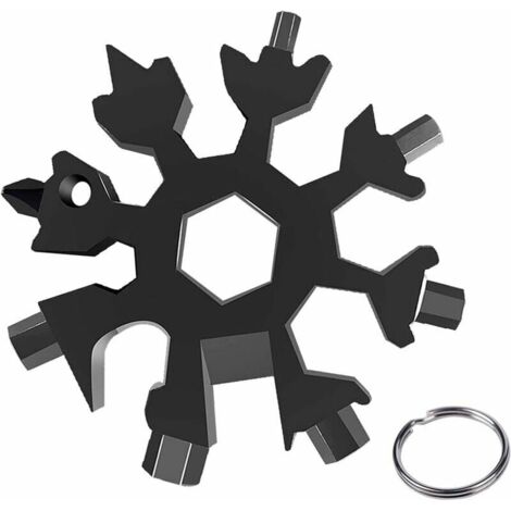 PORTE-CLÉS COMPACT MULTI-OUTILS tournevis ouvre-bouteille outil d'évacuation EUR 7,16 - FR