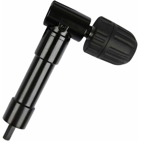 Mandrin coudé auto-serrant à 90° KZQ, fixation rapide, mandrin coudé, adaptateur d'angle pour embout de tournevis, adaptateur pour embout de perceuse, fixation à angle droit pour perceuse (1/6)