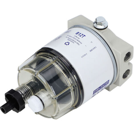 Filtre à Carburant 30GPH 10 Microns Pour Bateau – Séparateur D'Eau Rotatif, Compact Et Transparent