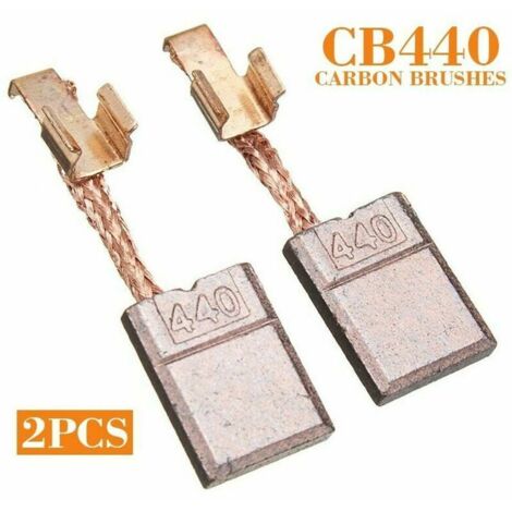 Balais de charbon pour moteur Makita CB-440 - Compatibles avec 18 DHP456, DDF456, BDF452, DTD14