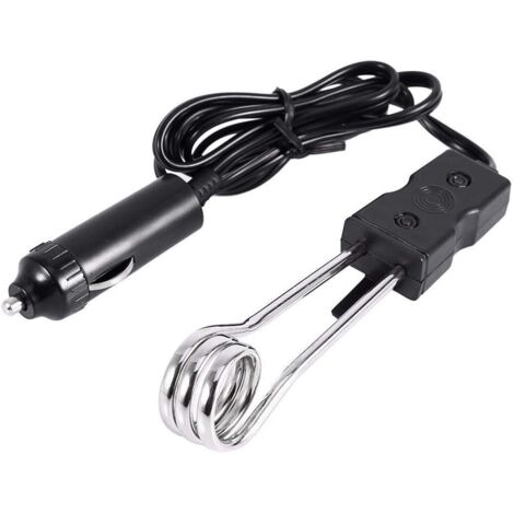 Eau de Chauffe-Voiture, 12V Nouveau Mini Chauffe-Immersion à Eau Bouillie de Voiture électrique Portable, pour Voyager Camping Pique-Eau bouillante extérieure Café ou thé