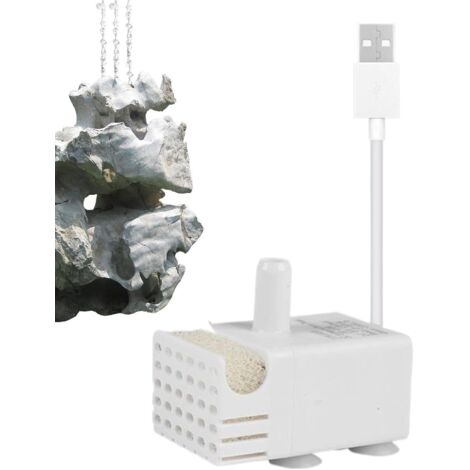 Pompe Remplacement Pour Fontaine À Chat,Pompe Submersible Silencieuse,Système Circulation D'Eau Silencieux Pour Fontaine, A