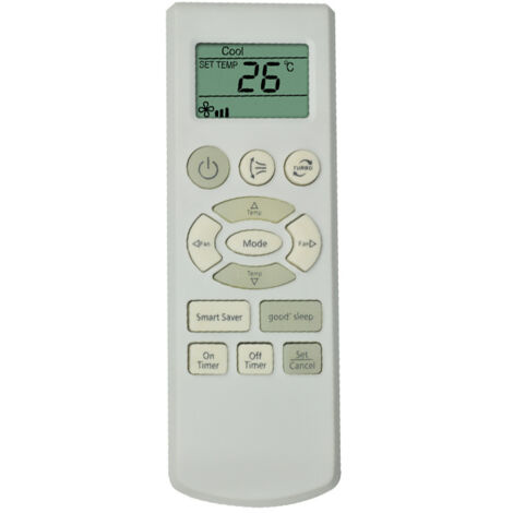 Télécommande de climatiseur compatible avec la télécommande de climatiseur d'origine TP14068 (1/4)