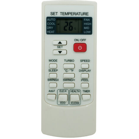 Convient à la télécommande du climatiseur Aux AU/X YKR-H/102E (1/4)