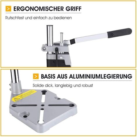 Colonne De Support De Perceuse Réglable - Diamètre De Serrage 43 Mm Pour Un Percage Precis 99168191
