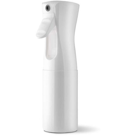 Bouteille de vaporisateur pour les cheveux, Continuous Water Bouteille de vaporisation Mister vide, apprivoiser les cheveux le matin, Coiffure, Plantes - 160ml Vaporisateurs vides (blanc) (1/5)