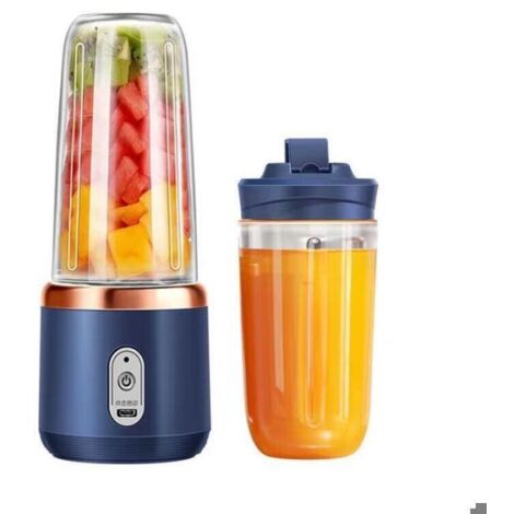 Blender Portable USB, Mini Mixeur pour Smoothie, 2 Bouteilles 400ml sans BPA BLENDER