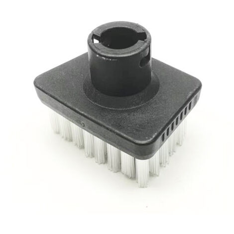 Brosse en T à vapeur Kärcher - Accessoire compatible avec générateur de vapeur Kärcher SC1-5 - x1 Brosse en T à poils blancs