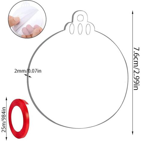 Grandes Boules De Noël Roses - 19 Pouces (environ 48 Cm) - Décorations Neuves, Forme Ronde