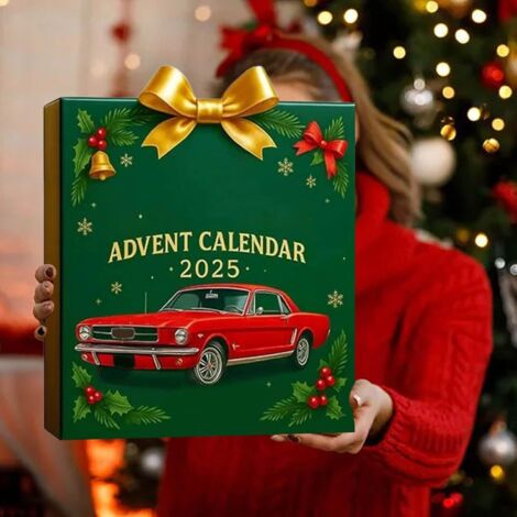 Calendrier De L'Avent Racing 2025, Calendrier De L'Avent 2025 De 24 Jours, Boîte De L'Avent 2025 Avec Figurines, Poupée à Collectionner, Mini Ornement Et Breloques à Suspendre Pour Enfants (B