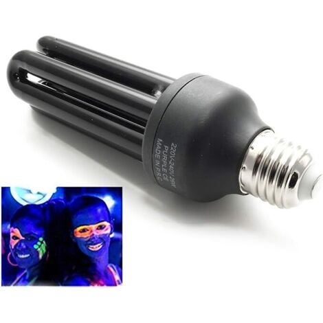 Vis de lumière noire UV E27, 3U12 Diamètre du tube 36WW Convient pour Disco, Party, DJ, Black Light, Neon Light (1/3)