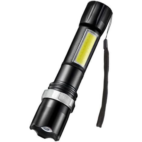 Lampe de poche LED rechargeable - 300 lm - 3 modes (1/5)