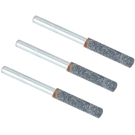 Émeri tête de meulage tronçonneuse tronçonneuse tête de meulage machine à chaîne tête de meulage 4.0 meulage scie à chaîne dent tête de meulage argent émeri scie à chaîne tête de meulage 34mm (1/4)