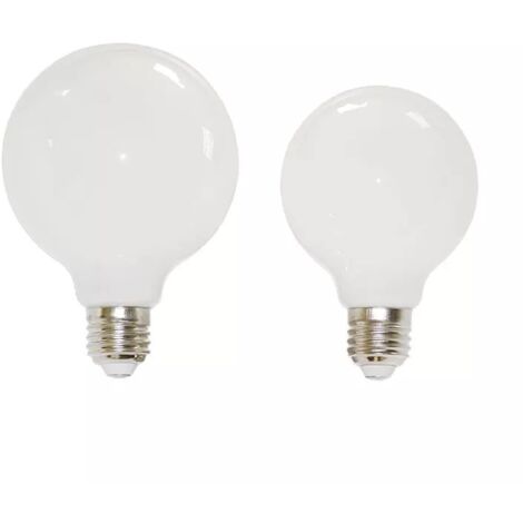 2 ampoules LED boule de dragon blanc lait G95 ampoule boule de dragon e27 ampoules à économie d'énergie à vis domestique 7 watts 9 watts 2700K (blanc chaud) (1/5)