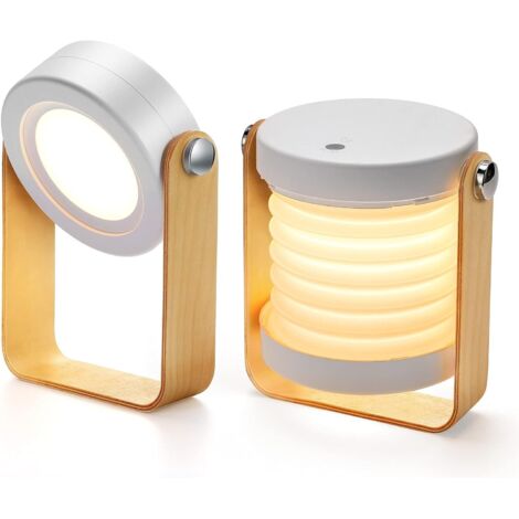 Lampe de chevet à lampe tactile à intensité variable, lampe de chevet portable avec veilleuse de sécurité portable (1/5)