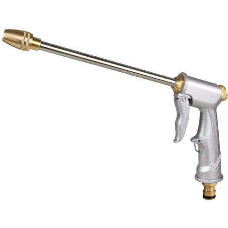 Pistolets d'arrosage de Jardin, douchette d'arrosage à Haute Pression réglable en métal, Bec de Pistolet étanches (1/5)
