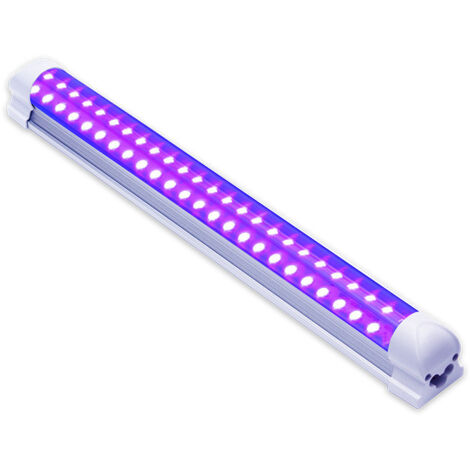 Tube de lumière violette LED t8 lampe de désinfection à large pression KTV bar lampe de polymérisation tube de lampe à led 10W-32CM (395nm) Réglementation européenne K tube extérieur transparent (1/4)