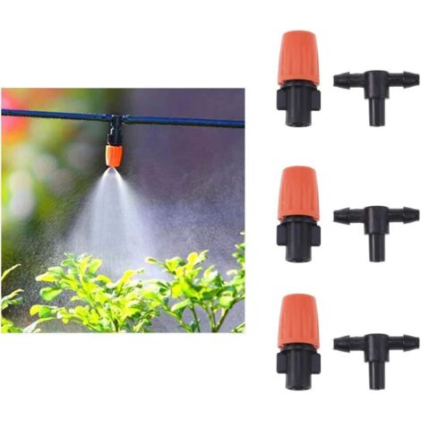 Lot de 100 buses d'irrigation goutte-à-goutte, universelles