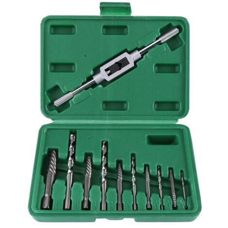 Extracteur de vis cassée 11 pièces Outil de retrait de fixation de mèche de vis cassée (1/5)