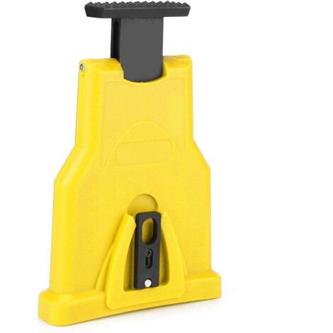 Aiguiseur de tronçonneuse aiguiseur pour le travail du bois tronçonneuse pierre à aiguiser porte-affûteur aiguiseur de chaîne outil d'affûtage de chaîne rapide boîte jaune (1/5)