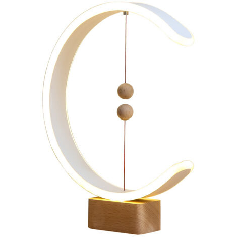 Décoration magnétique d'atmosphère de chevet de chambre à coucher magnétique de lampe d'équilibre de suspension